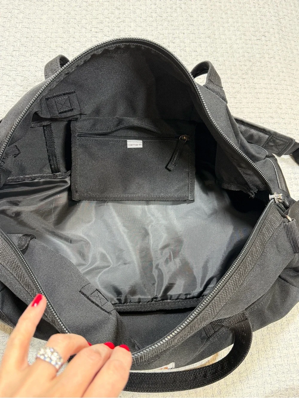 Carhartt Black Duffel Bag